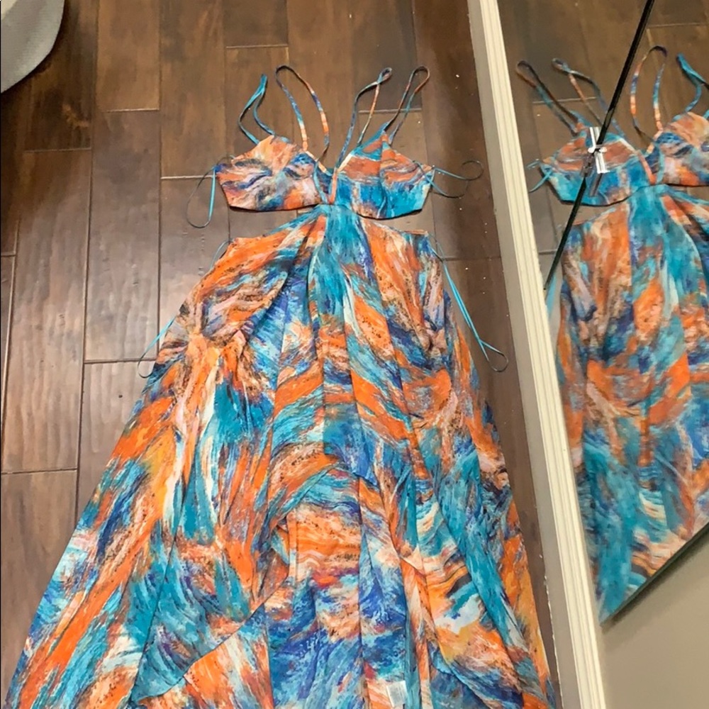 Luxxel high low dress size large